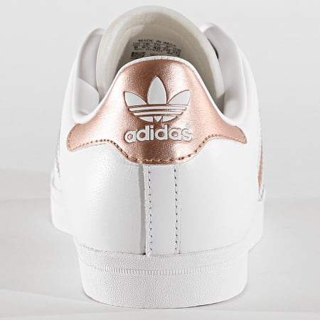 Adidas Originals - Baskets Femme Coast Star EE6201 Footwear White Copper Metallic Core Black
