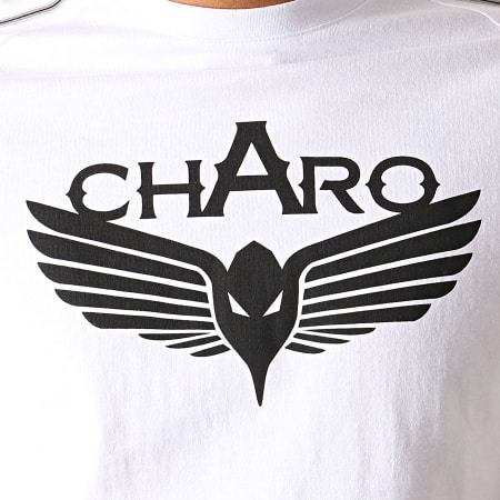 Charo - Tee Shirt Storm WY4766 Blanc Noir Gris