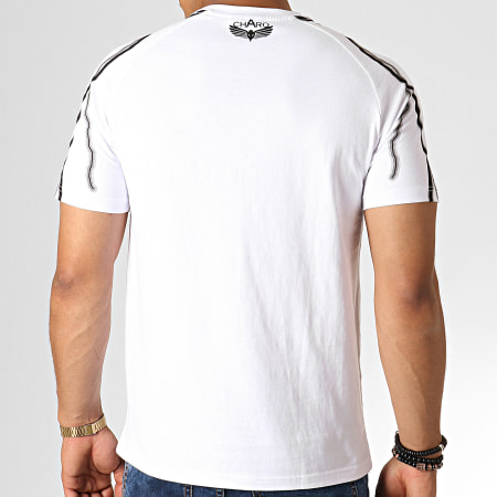 Charo - Tee Shirt Storm WY4766 Blanc Noir Gris