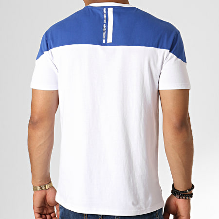 Charo - Tee Shirt Unlimited WY4763 Blanc Bleu