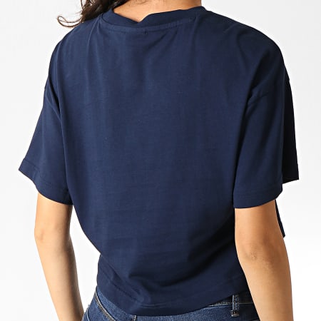 Reebok - Tee Shirt Crop Femme Classic FK3377 Bleu Marine