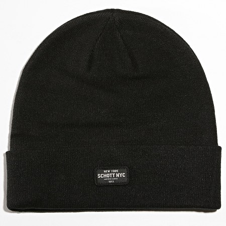 Schott NYC - Bonnet Hat Docker Noir