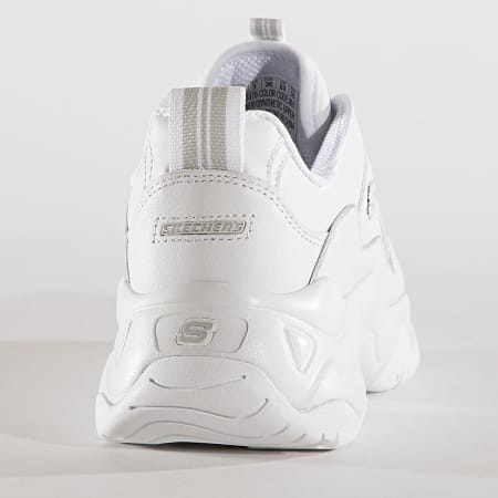 Skechers Baskets Femme D'Lites 13376 Proven Force White