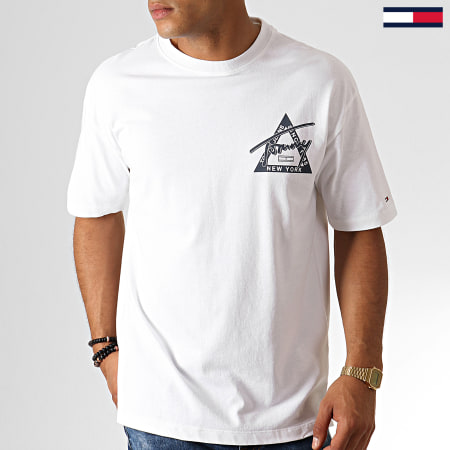 Tommy Jeans - Tee Shirt Washed Graphic 6598 Blanc 