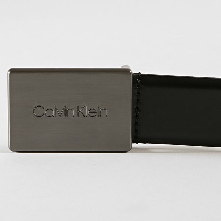 Calvin Klein - Ceinture CK Metal Plaque 4892 Noir