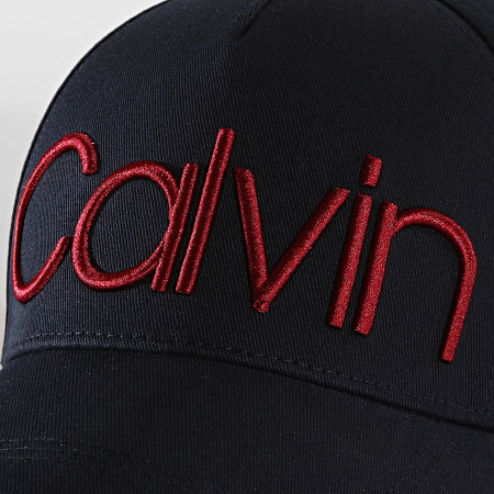 Calvin Klein - Casquette Calvin Baseball Bleu Marine