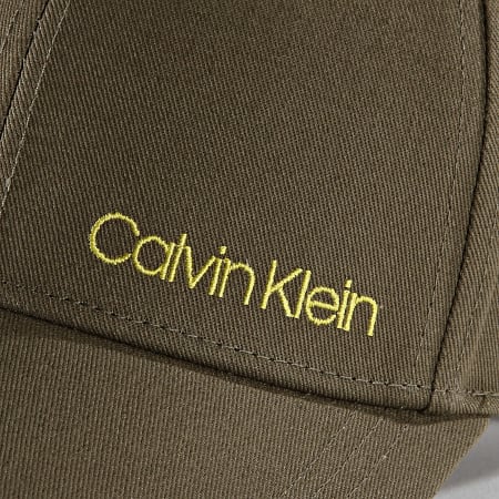 Calvin Klein - Casquette Side Logo 5020 Vert Kaki