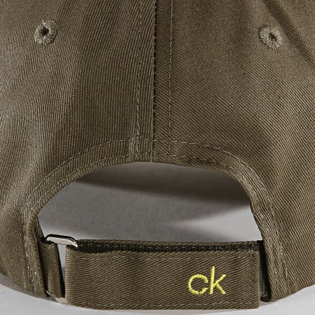 Calvin Klein - Casquette Side Logo 5020 Vert Kaki