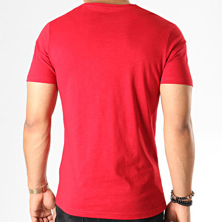 Armita - Tee Shirt TC-338 Rouge Chiné Blanc
