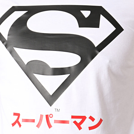 DC Comics - Camiseta Superman Japón Blanca