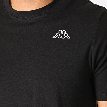 Kappa - Tee Shirt Logo Cafers 304J150 Noir