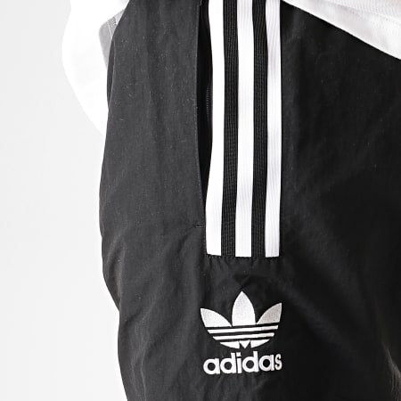 Adidas Originals - Pantalon Jogging A Bandes Lock Up ED6097 Noir Blanc