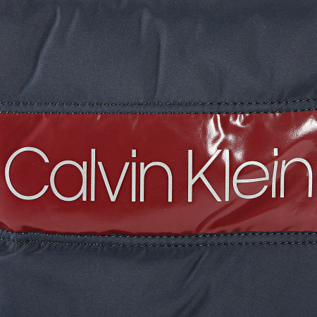 Calvin Klein - Sacoche Puffer Mini Reporter 4785 Bleu Marine Bordeaux