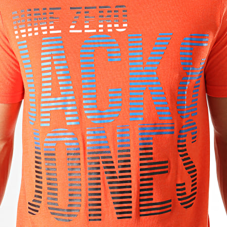 Jack And Jones - Tee Shirt Anders Orange Chiné