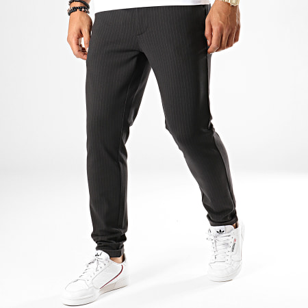 Only And Sons - Pantaloni chino a righe neri