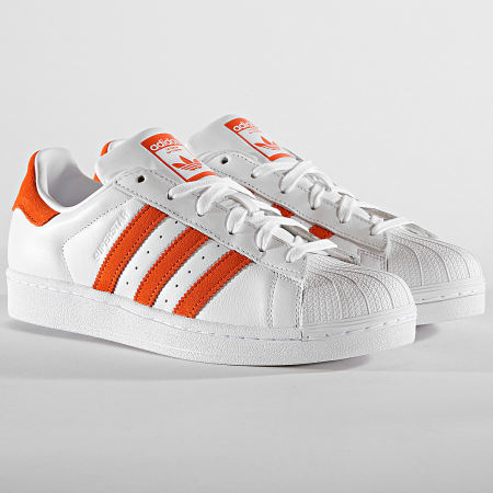 Adidas Originals - Baskets Superstar EE4472 Footwear White Orange
