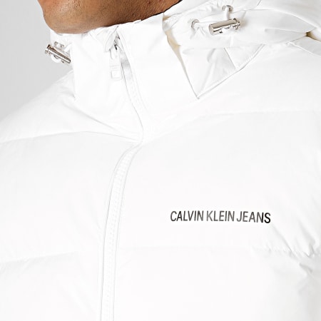 Calvin Klein - Doudoune Hooded Down Puffer 2765 Blanc
