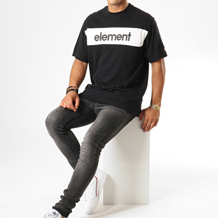 Element - Tee Shirt Primo Flag Noir Blanc