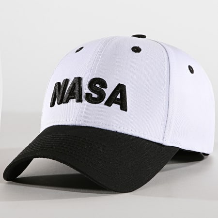 NASA - Casquette NASA Blanc Noir