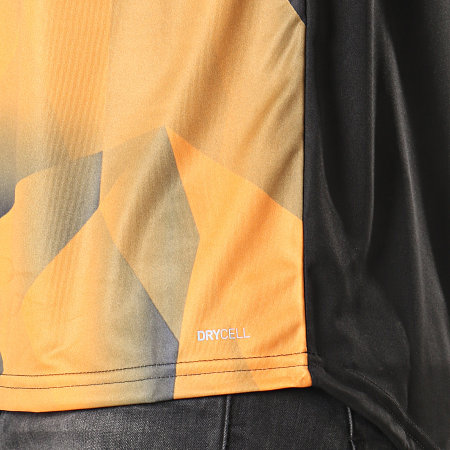 Puma - Tee Shirt De Sport OM Stadium Jersey 756281 Noir Orange