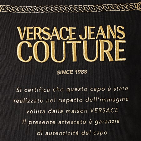 Versace Jeans Couture - Sweat Crewneck Renaissance Mix 7 B7GUA7FN Noir Doré