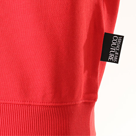 Versace Jeans Couture - Sweat Crewneck Logo Gloss B7GUA7FY Rouge Noir