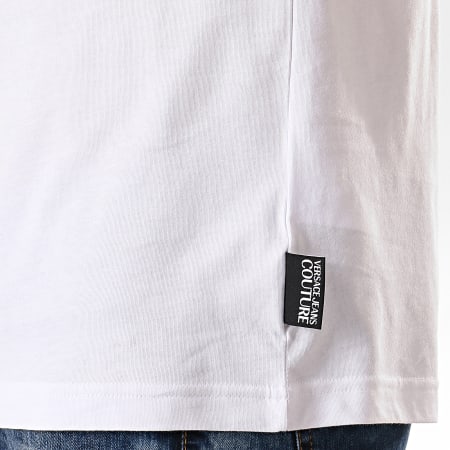 Versace Jeans Couture - Tee Shirt B3GUA7KB Blanc Doré