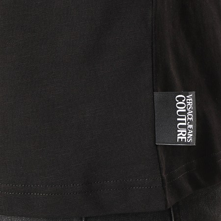 Versace Jeans Couture - Tee Shirt Medal Foil B3GUA7TC Noir Doré