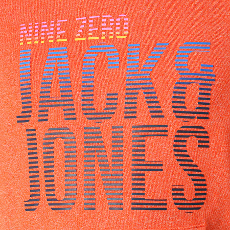 Jack And Jones - Sweat Capuche Anderson Orange Chiné