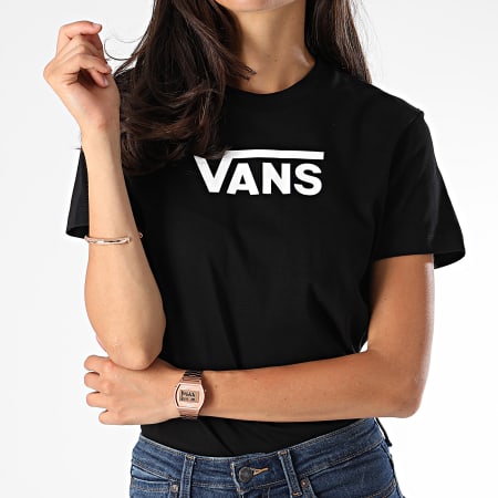 Vans - Tee Shirt Femme Flying V Classic A47WHBLK Noir