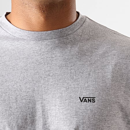 Vans - Tee Shirt Manches Longues Left Chest Hit VN0A49LCATJ Gris Chiné
