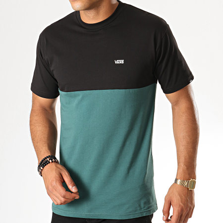 Vans - Tee Shirt Colorblock VN0A3CZDTNB Vert Sapin Noir