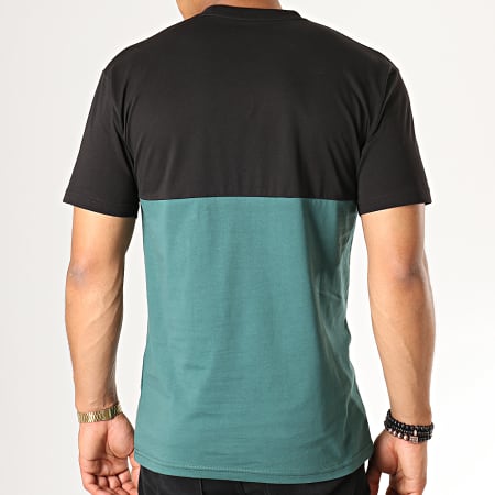 Vans - Tee Shirt Colorblock VN0A3CZDTNB Vert Sapin Noir