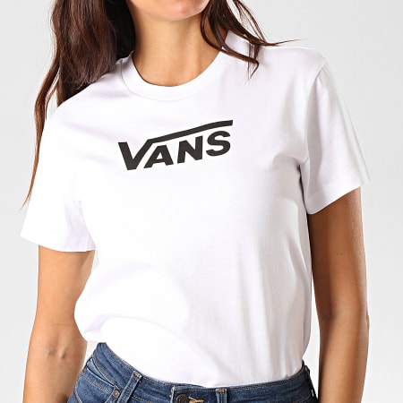 Vans - Tee Shirt Femme Flying V Classic A47WHWHT Blanc