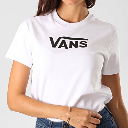 Vans - Tee Shirt Femme Flying V Classic A47WHWHT Blanc