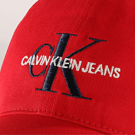 Calvin Klein - Casquette Monogram 4940 Rouge