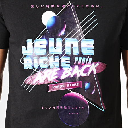 Jeune Riche - Tee Shirt Back Noir