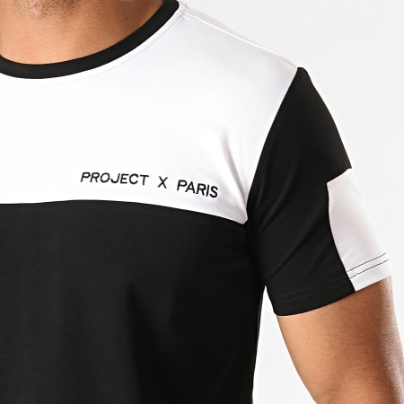 Project X Paris - Tee Shirt 1910052 Noir Blanc