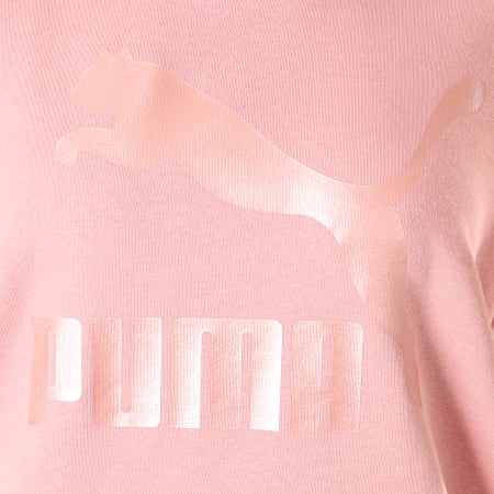 Puma - Sweat Capuche Femme Classics Logo 595201 Rose