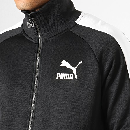 Puma - Veste De Sport A Bandes Iconic T7 595286 Noir