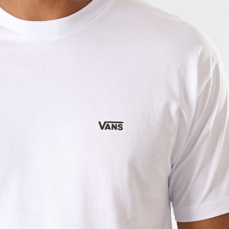 Vans - Maglietta con logo sul petto a sinistra VN0A3CZEYB2 Bianco