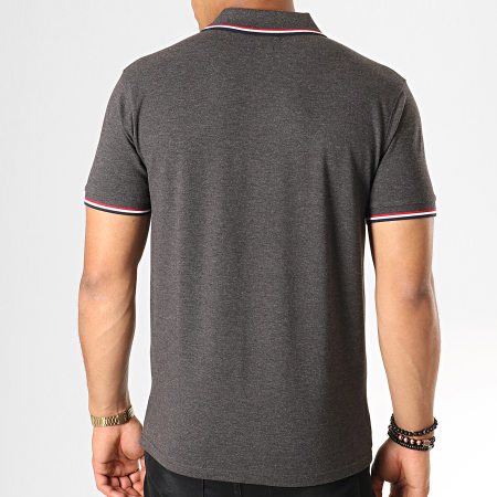 Celio - Polo Manches Courtes Necetwo Gris Anthracite Chiné