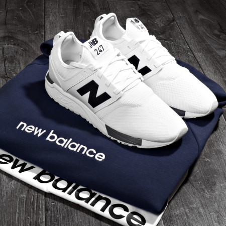 New Balance - Baskets Lifestyle 247 633731-60 White Black ...