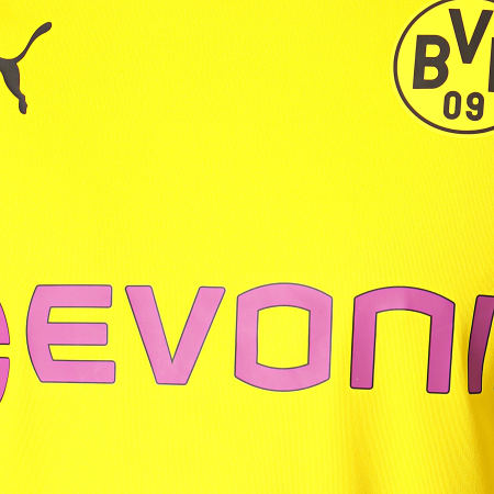 Puma - Tee Shirt De Sport Slim BV Borussia Dortmund 755762 Jaune