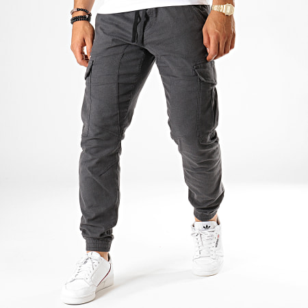 Tom Tailor - Jogger Pant Cargo 1012739 Gris Anthracite