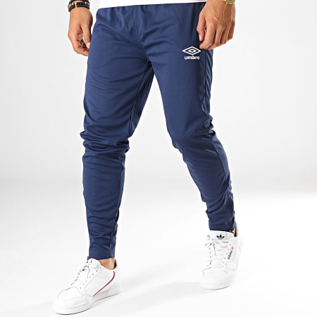 Umbro - Pantaloni da jogging Print Core 647780-60 Blu navy Bianco