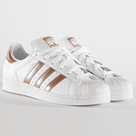 Adidas Originals - Baskets Superstar EE7399 Footwear White Copper Metallic Core Black