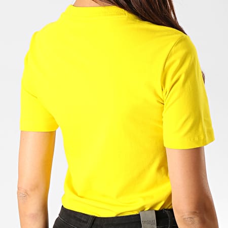 tee shirt adidas jaune femme