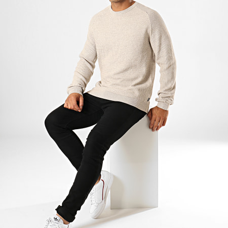 Jack And Jones - Pull Knit Gris Clair