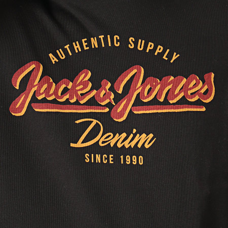 Jack And Jones - Sweat Capuche Logo Noir